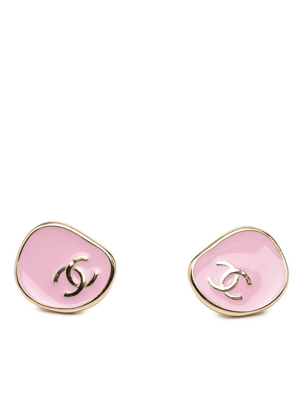 Chanel Cc Logo Stud Earrings Metal #299503C77B